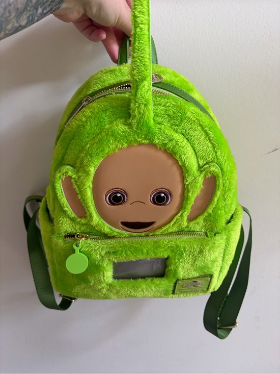 Loungefly Handbags - Loungefly Neon Green Plush Dipsy Mini Backpack